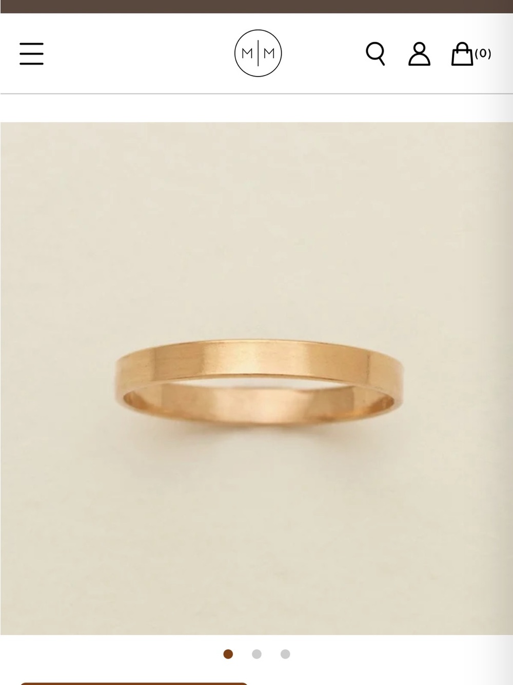 Minimalist Silver Band Ring in Silver